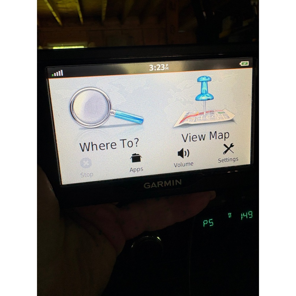Garmin Nuvi Portable GPS Navigator Black Touchscreen Car Navigation with Cable